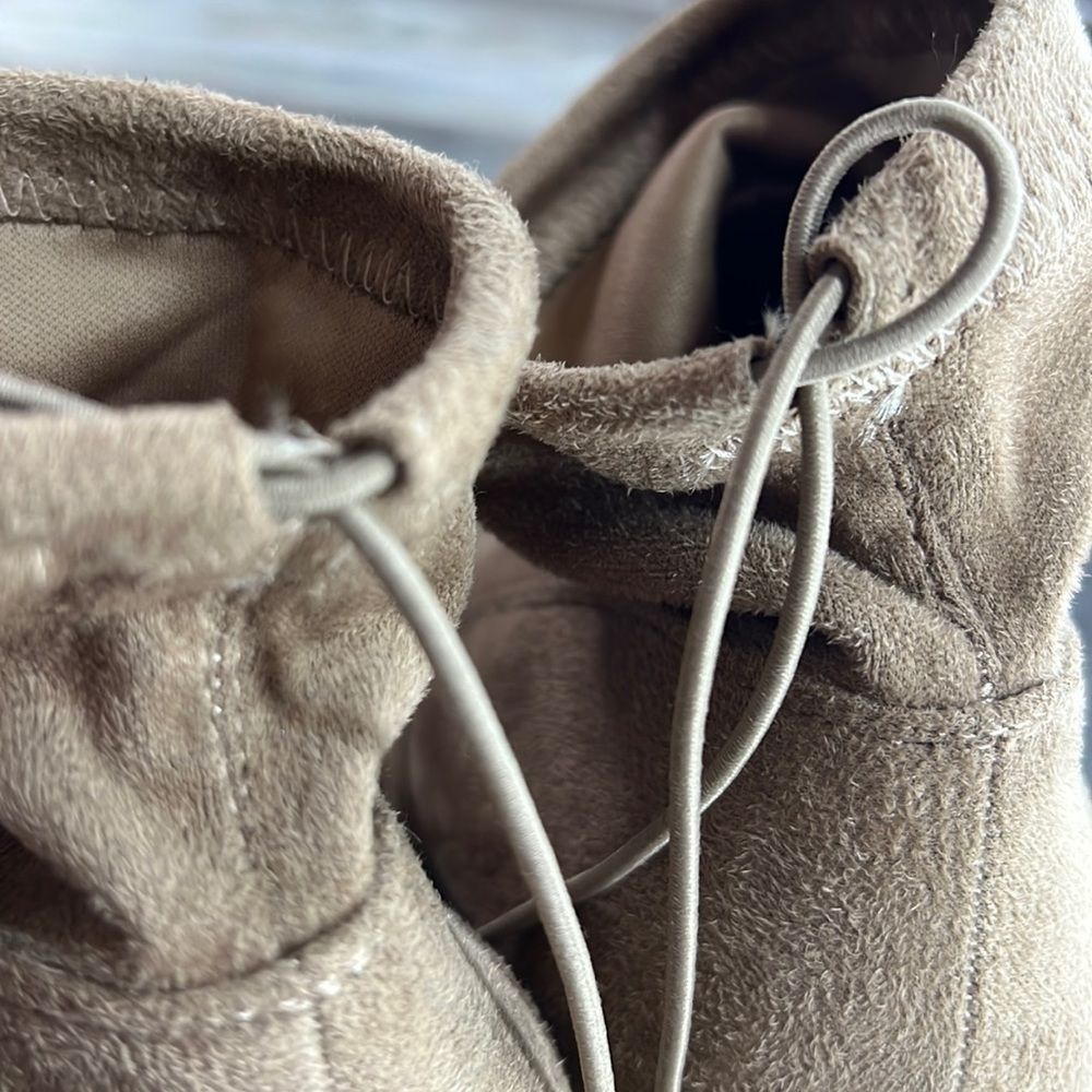 Light Brown Suade Booties